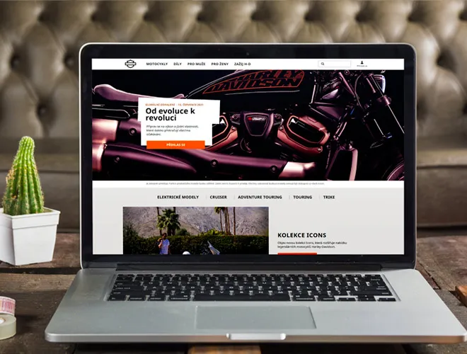Ukázka realizace pro Harley-Davidson