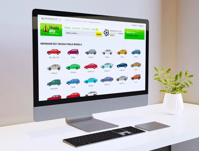 Ukázka realizace pro Škoda Díly